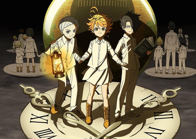 Emma, Ray and Norman, protagonists of The Promised Neverland